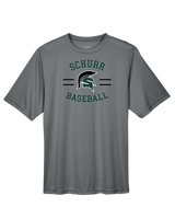 Schurr HS Baseball Curve - Performance T-Shirt