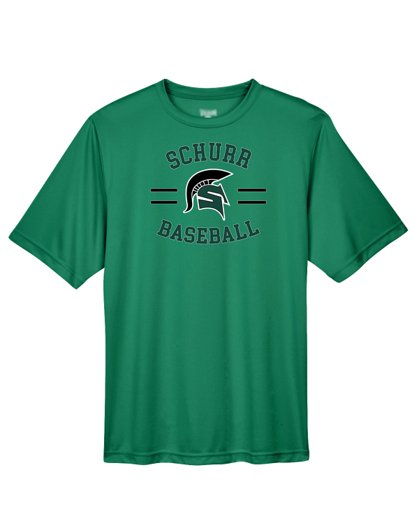 Schurr HS Baseball Curve - Performance T-Shirt
