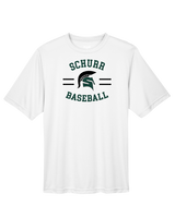 Schurr HS Baseball Curve - Performance T-Shirt