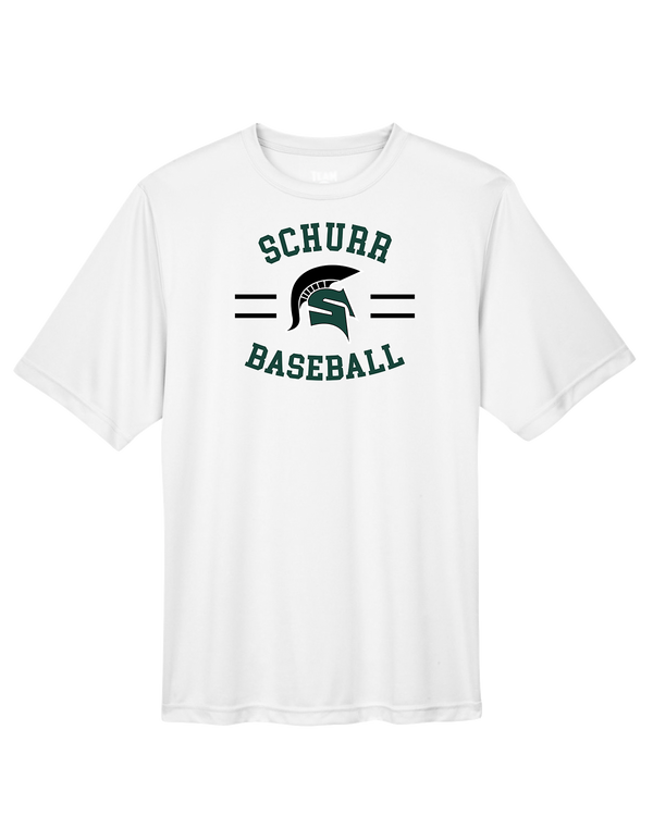 Schurr HS Baseball Curve - Performance T-Shirt