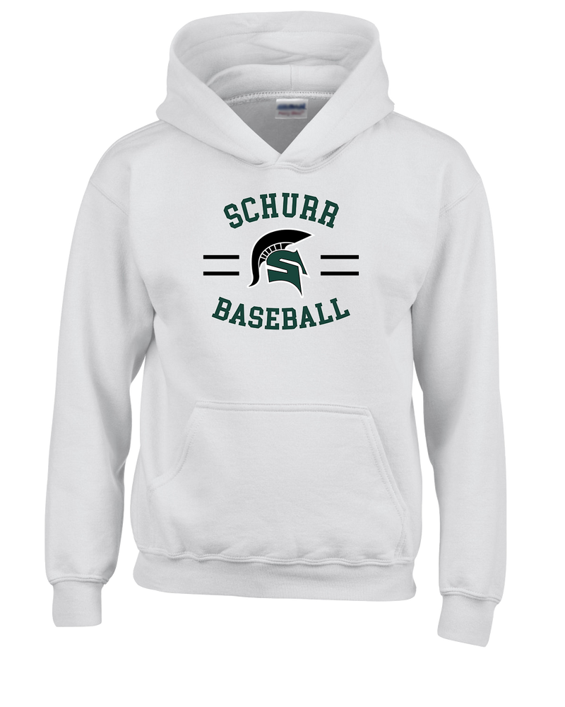 Schurr HS Baseball Curve - Cotton Hoodie