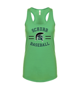 Schurr HS Baseball Curve - Women’s Tank Top