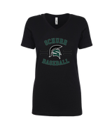 Schurr HS Baseball Curve - Women’s V-Neck