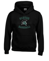Schurr HS Baseball Curve - Youth Hoodie