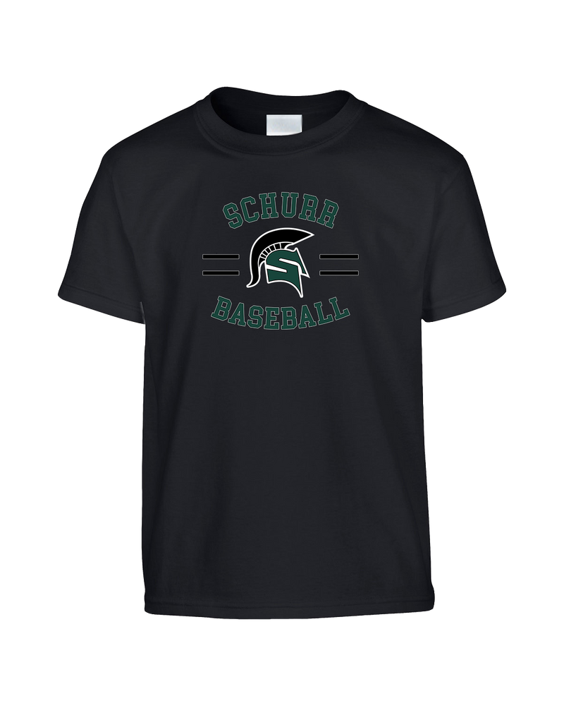 Schurr HS Baseball Curve - Youth T-Shirt