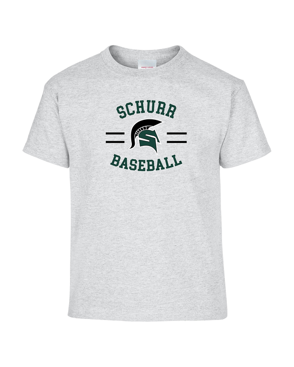 Schurr HS Baseball Curve - Youth T-Shirt