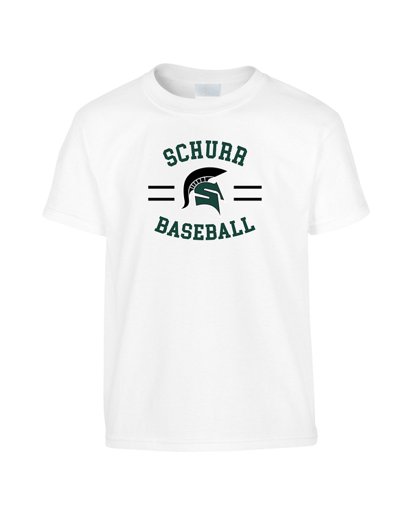 Schurr HS Baseball Curve - Youth T-Shirt