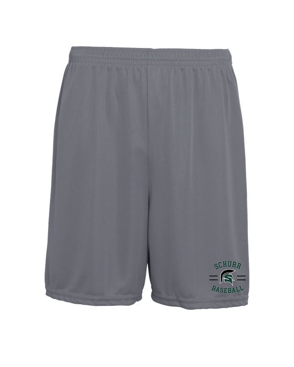 Schurr HS Baseball Curve - 7" Training Shorts