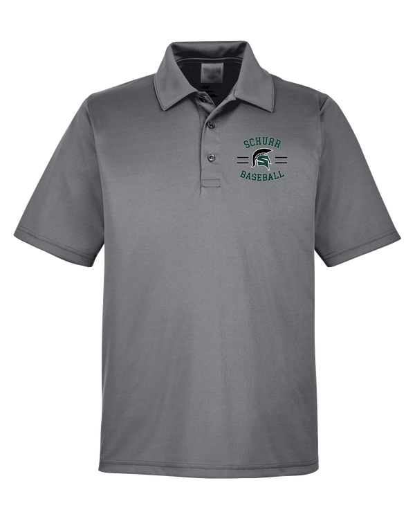 Schurr HS Baseball Curve - Men's Polo