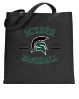 Schurr HS Baseball Curve - Tote Bag
