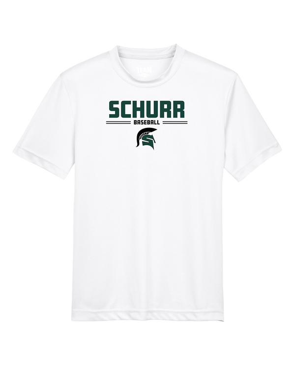 Schurr HS Baseball Keen - Youth Performance T-Shirt