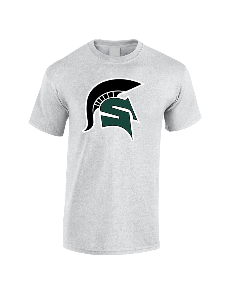 Schurr HS Baseball Spartan Logo - Cotton T-Shirt