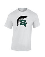 Schurr HS Baseball Spartan Logo - Cotton T-Shirt