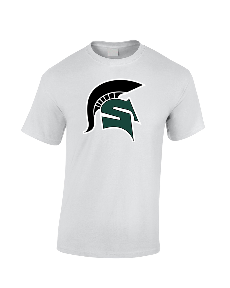 Schurr HS Baseball Spartan Logo - Cotton T-Shirt