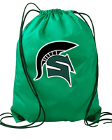 Schurr HS Baseball Spartan Logo - Drawstring Bag