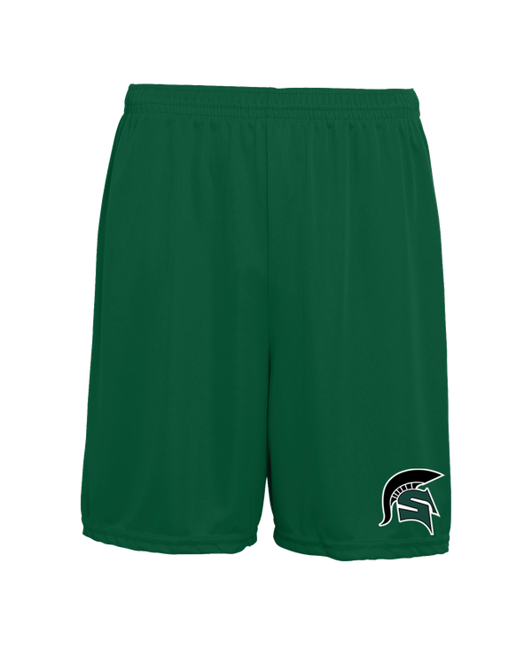 Schurr HS Baseball Spartan Logo - 7" Training Shorts