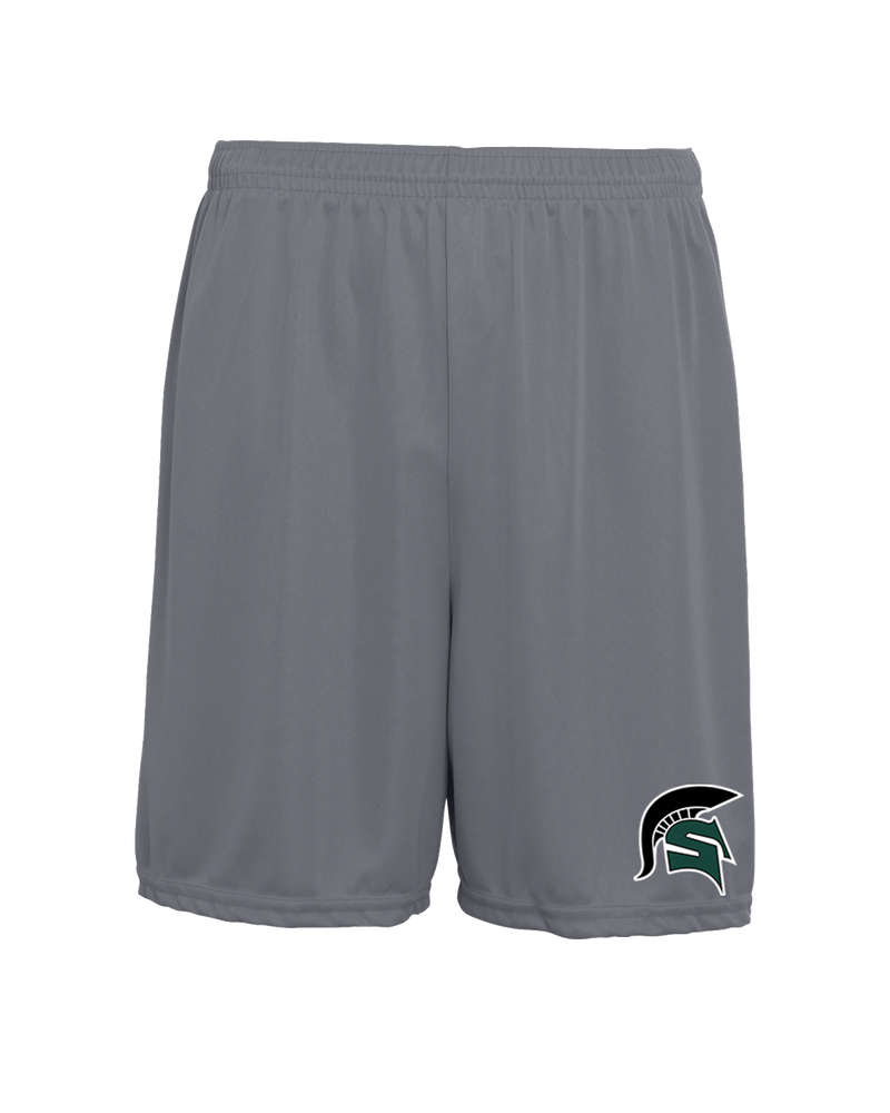 Schurr HS Baseball Spartan Logo - 7" Training Shorts