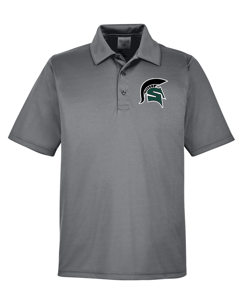 Schurr HS Baseball Spartan Logo - Men's Polo