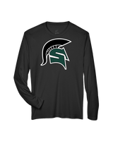 Schurr HS Baseball Spartan Logo - Performance Long Sleeve