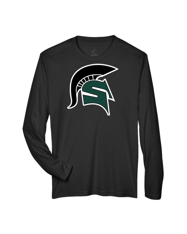 Schurr HS Baseball Spartan Logo - Performance Long Sleeve