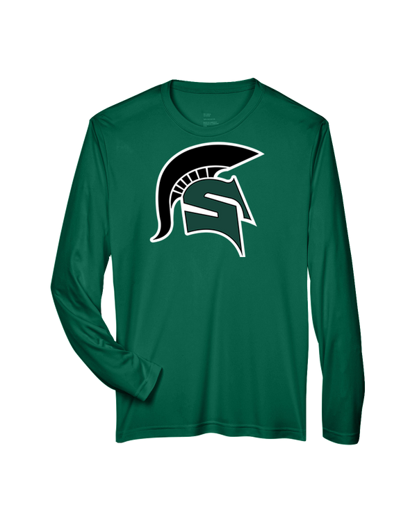 Schurr HS Baseball Spartan Logo - Performance Long Sleeve