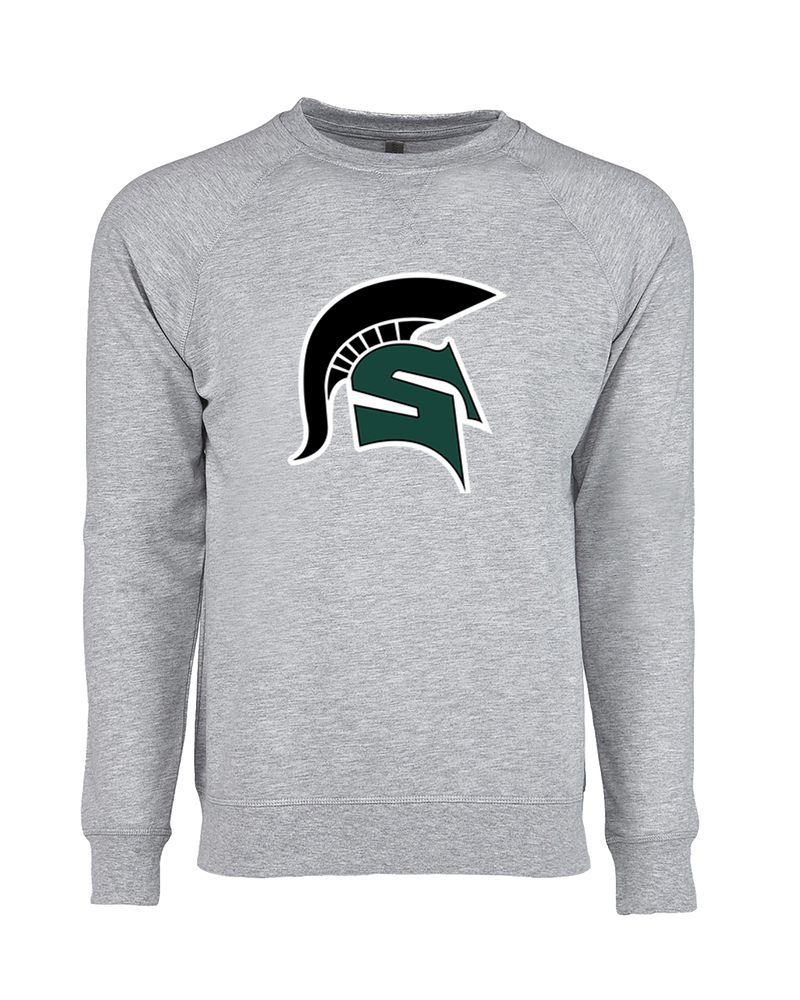 Schurr HS Baseball Spartan Logo - Crewneck Sweatshirt