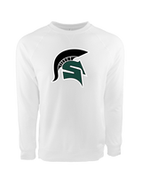 Schurr HS Baseball Spartan Logo - Crewneck Sweatshirt