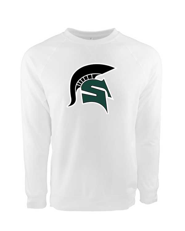 Schurr HS Baseball Spartan Logo - Crewneck Sweatshirt