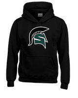 Schurr HS Baseball Spartan Logo - Cotton Hoodie