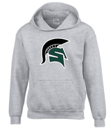 Schurr HS Baseball Spartan Logo - Cotton Hoodie