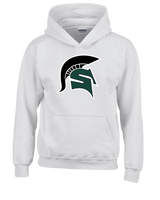 Schurr HS Baseball Spartan Logo - Cotton Hoodie
