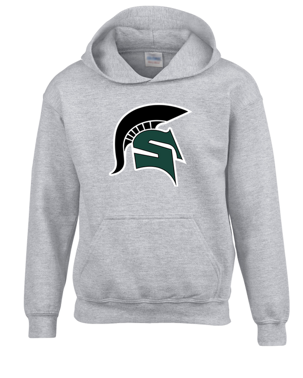 Schurr HS Baseball Spartan Logo - Youth Hoodie