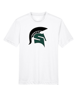 Schurr HS Baseball Spartan Logo - Youth Performance T-Shirt