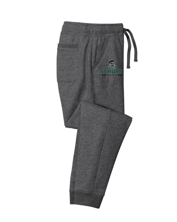 Schurr HS Baseball Stacked - Cotton Joggers