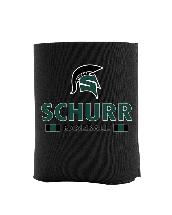 Schurr HS Baseball Stacked - Koozie