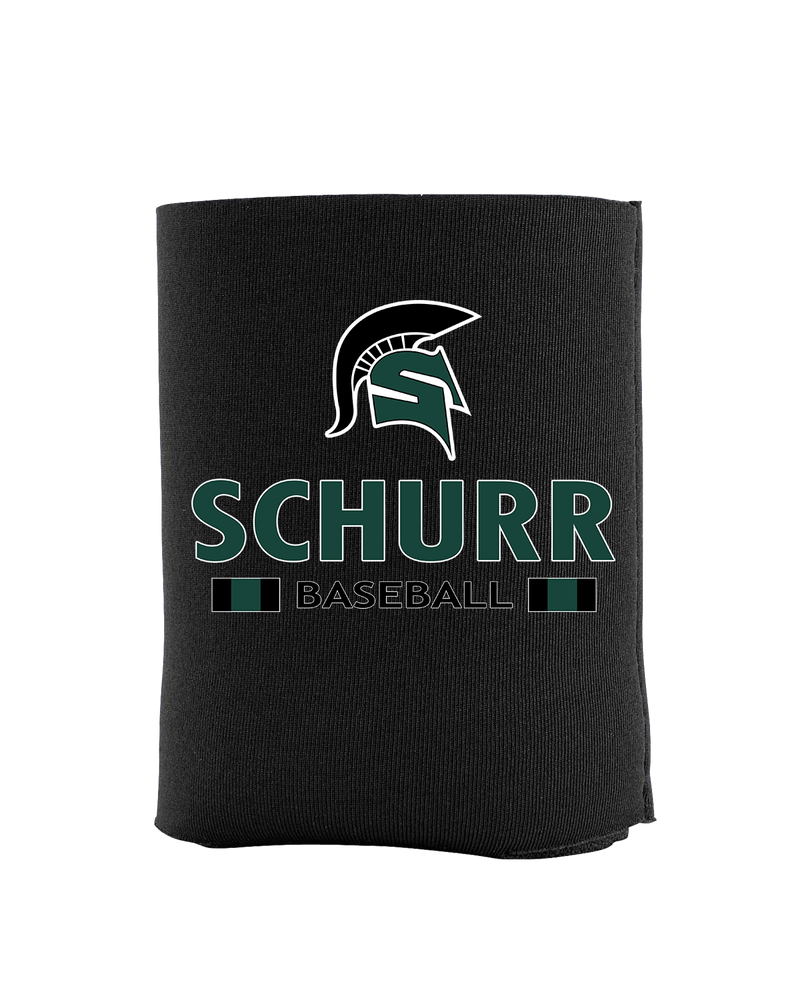 Schurr HS Baseball Stacked - Koozie
