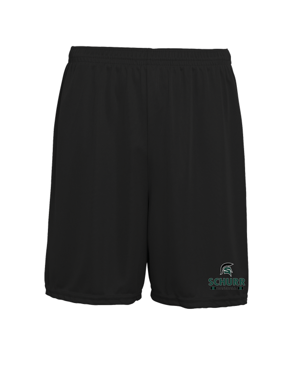Schurr HS Baseball Stacked - 7" Training Shorts
