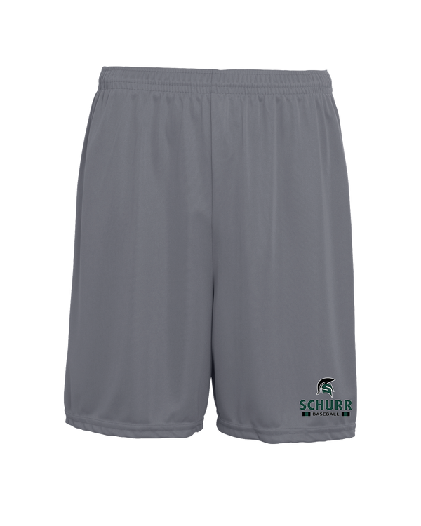 Schurr HS Baseball Stacked - 7" Training Shorts