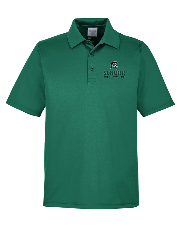 Schurr HS Baseball Stacked - Men's Polo