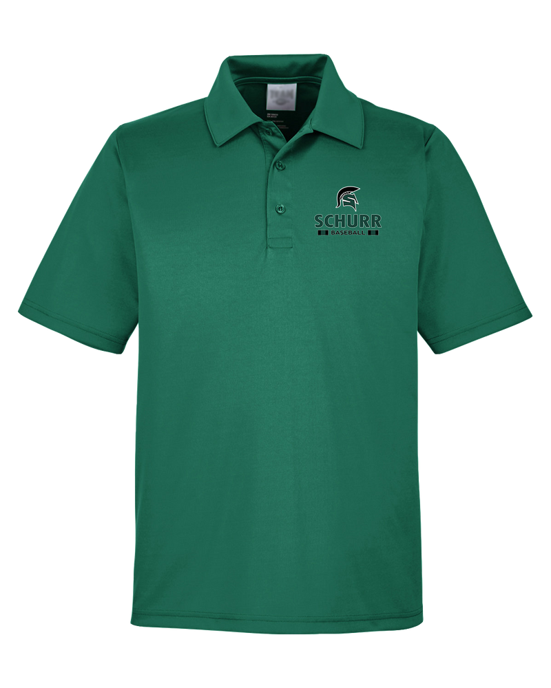 Schurr HS Baseball Stacked - Men's Polo