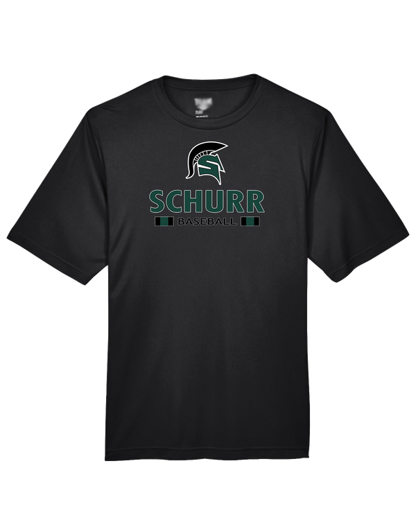 Schurr HS Baseball Stacked - Performance T-Shirt