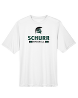Schurr HS Baseball Stacked - Performance T-Shirt