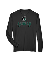 Schurr HS Baseball Stacked - Performance Long Sleeve