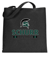Schurr HS Baseball Stacked - Tote Bag