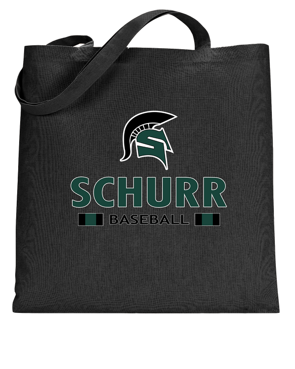Schurr HS Baseball Stacked - Tote Bag