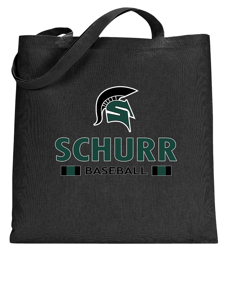 Schurr HS Baseball Stacked - Tote Bag