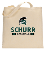 Schurr HS Baseball Stacked - Tote Bag