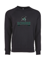 Schurr HS Baseball Stacked - Crewneck Sweatshirt