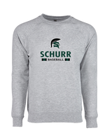 Schurr HS Baseball Stacked - Crewneck Sweatshirt