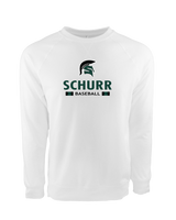 Schurr HS Baseball Stacked - Crewneck Sweatshirt